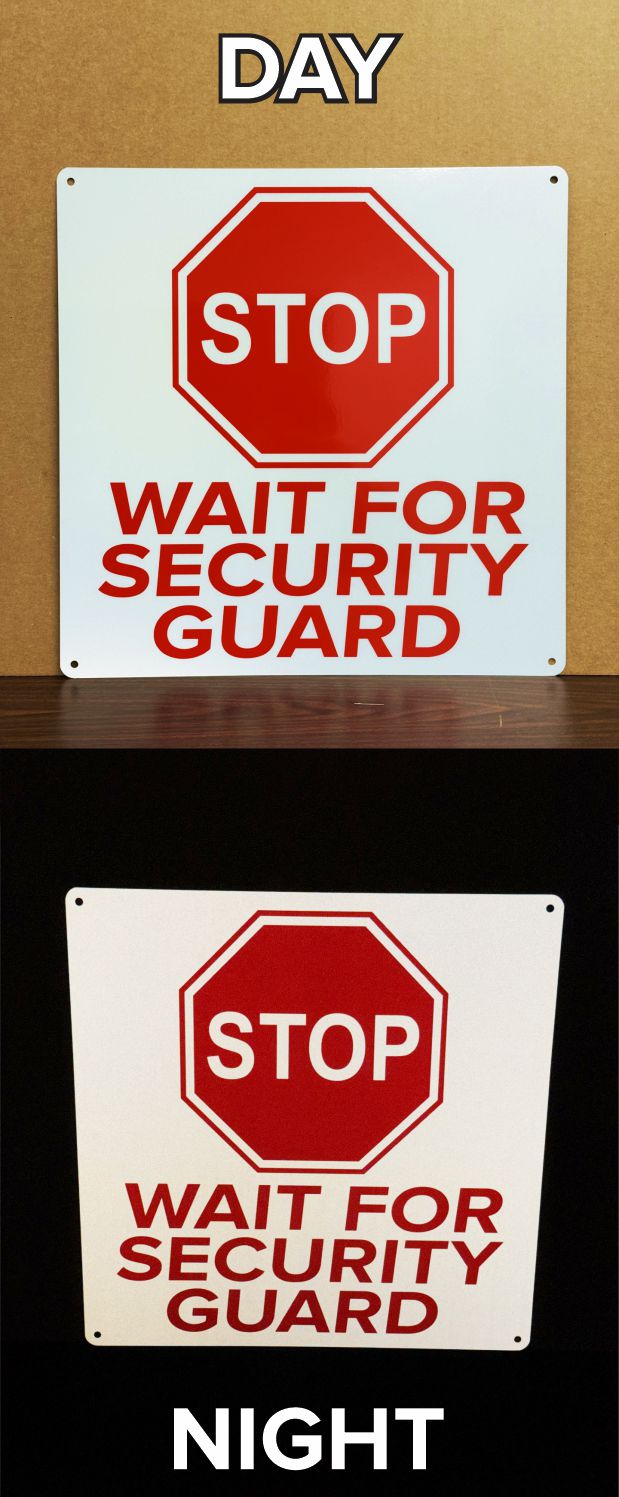 COLOR PRINTED REFLECTIVE ALUMINUM SIGN