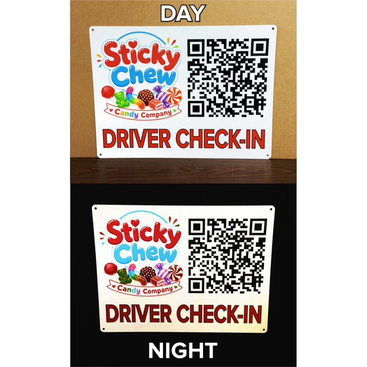 COLOR PRINTED REFLECTIVE ALUMINUM SIGN