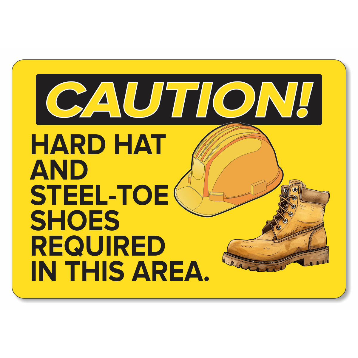 Hard Hat Area Sign