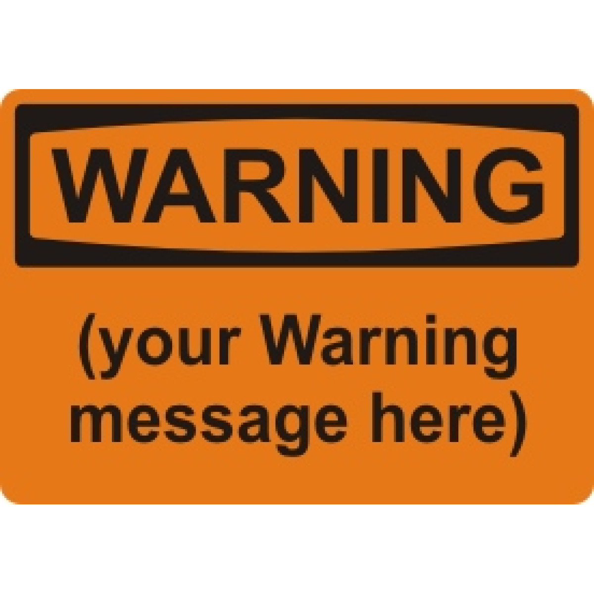 Custom Flat Decal Signs Image 4