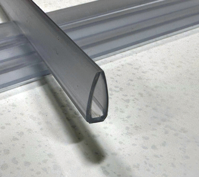 clear edge stiffener