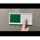 Sliding Status Indicators for Warehouse