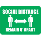 Social Distancing custom signs