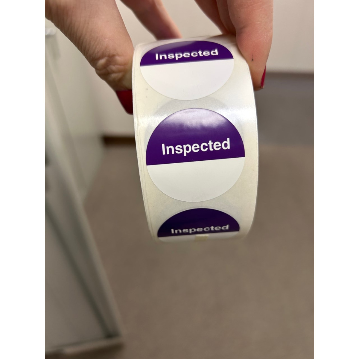 EQH - Inspected Write-On Sticker