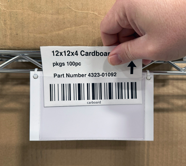 wire rack pouch holder