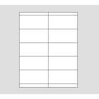 adhesive labels on 8-1/2x11 sheet