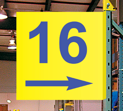 Perfect for Warehouse Location and Bay Identification Magnetic Location Signs 