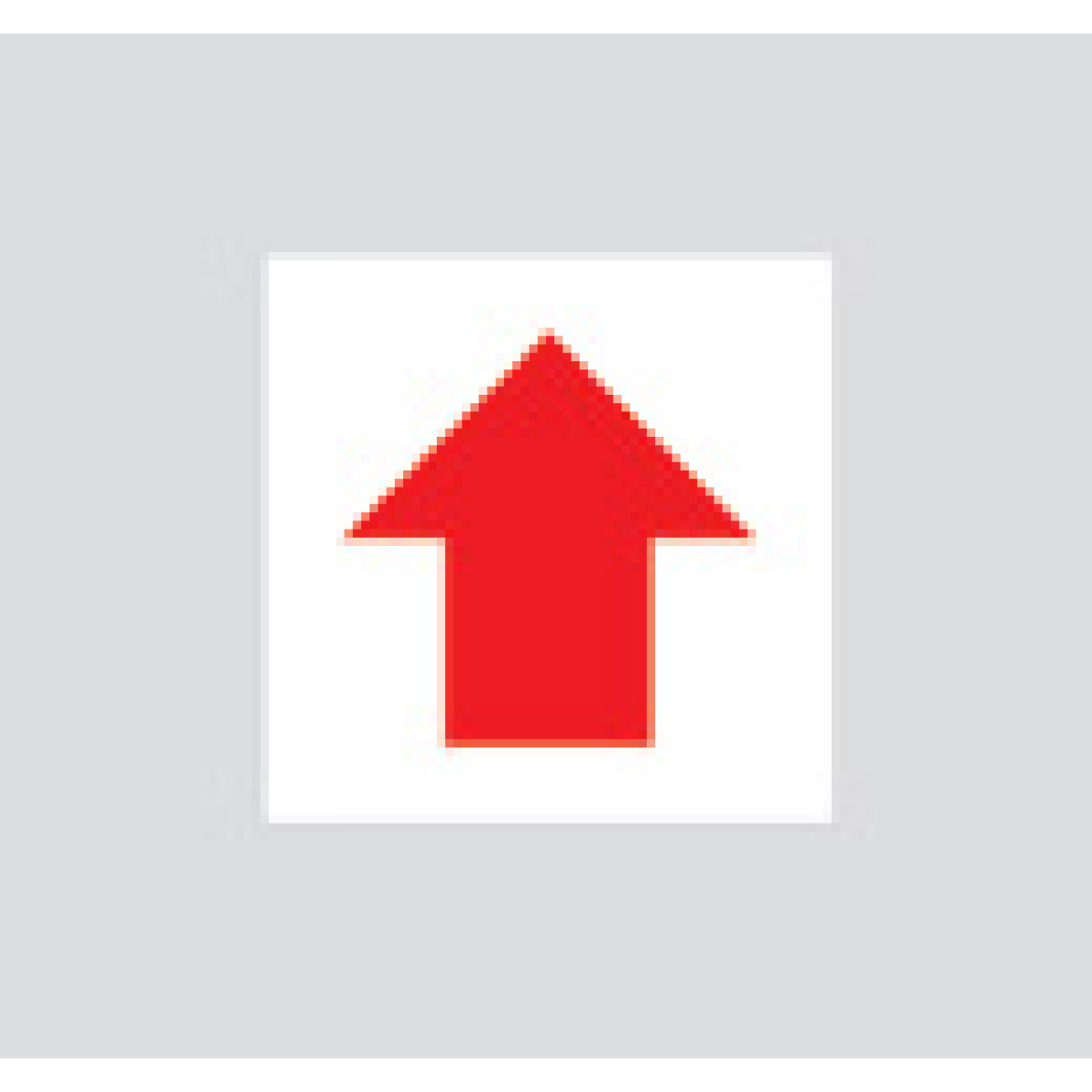 red arrow label for warehouse