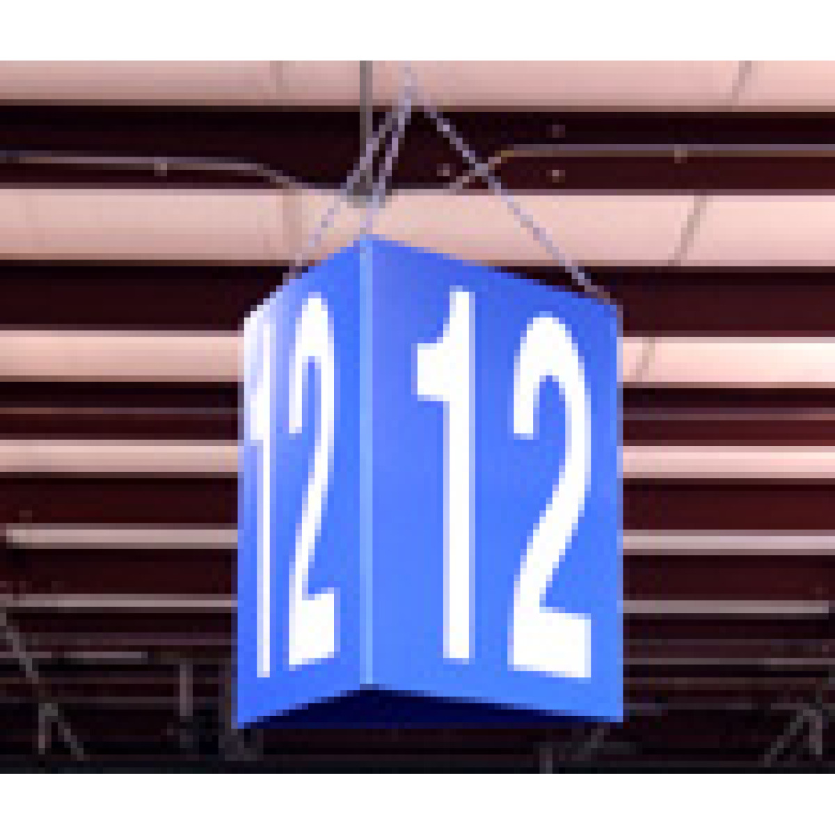 Triangle Hanging Signs for Sale | Hanging Aisle Signs