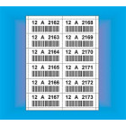 Color custom sheet label printing for bar code labels and warehouse data cards