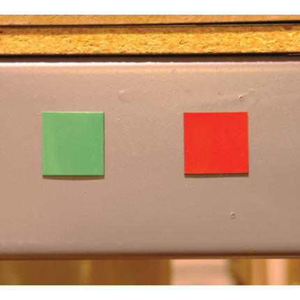 red & green two sided magnets  red & green two sided magnets