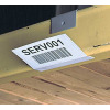 flexible cardholder on upper warehouse rack
