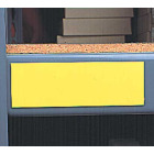 Plain plastic label mount blank