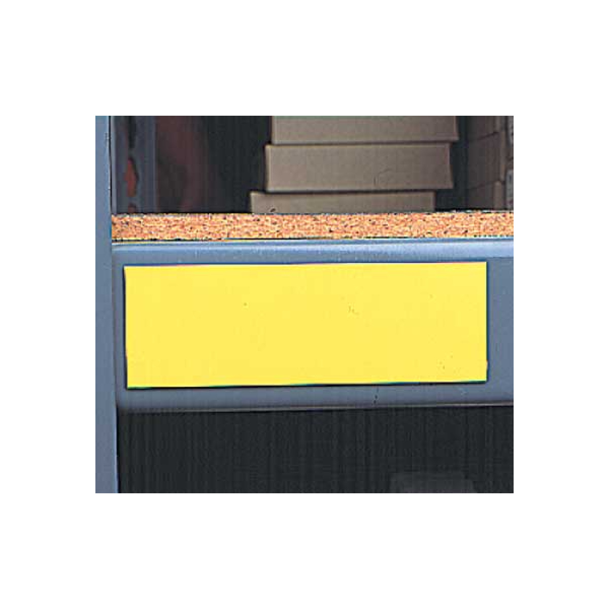 Plain plastic label mount blank Plain plastic label mount blank